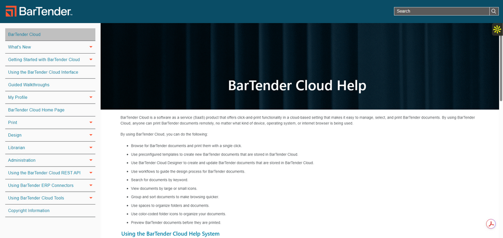 BarTender Cloud Automation