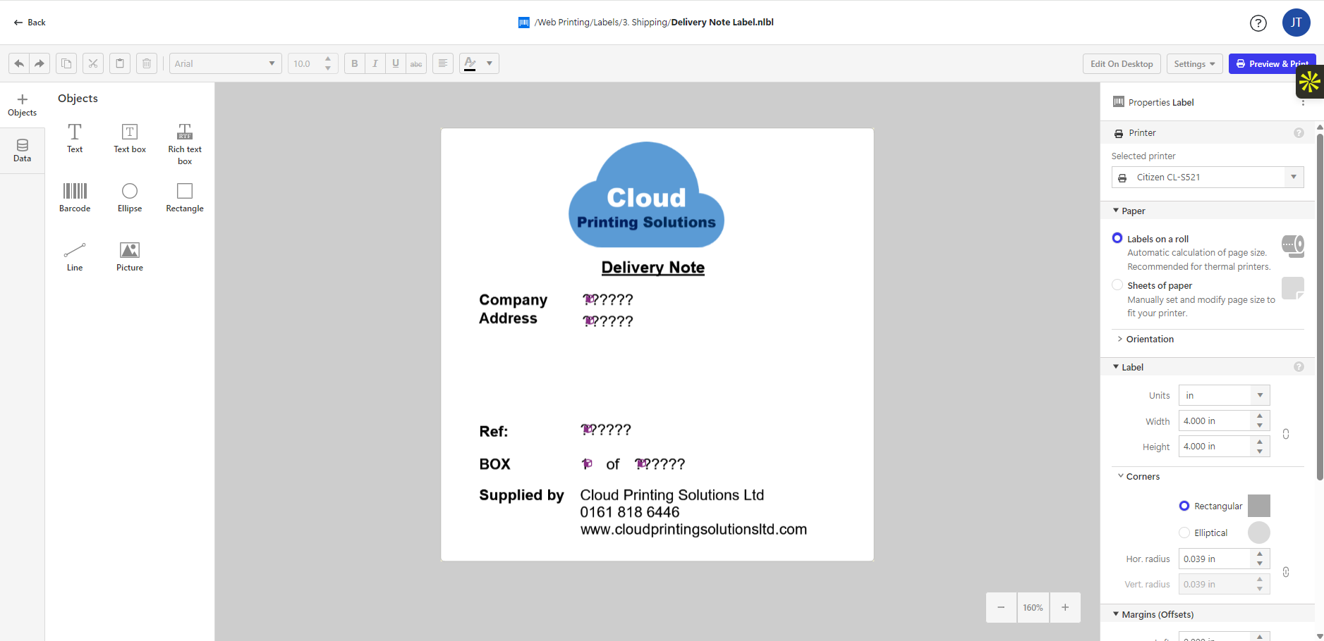Loftware Cloud Business
